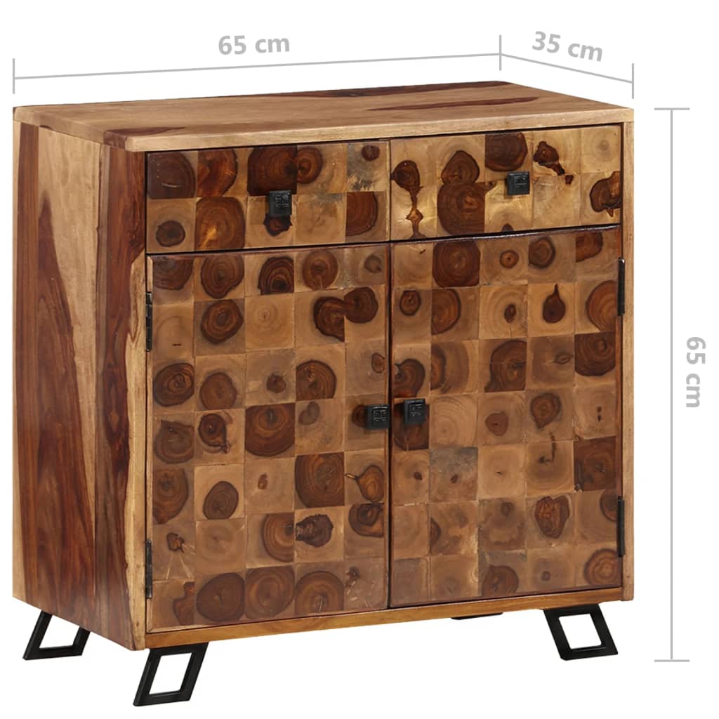 Sideboard Massivholz 65 x 35 x 65 cm