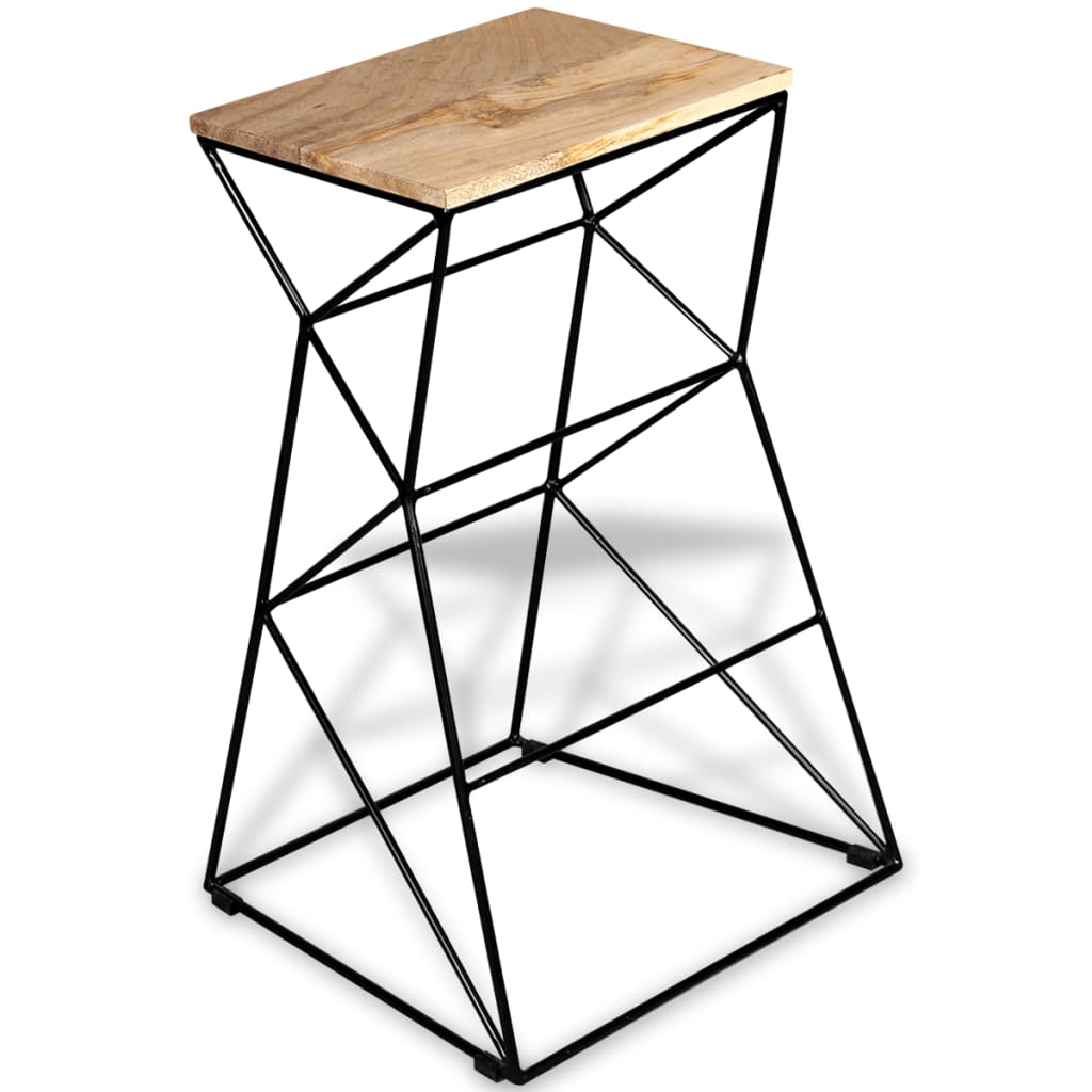 Barhocker Mangoholz Massiv