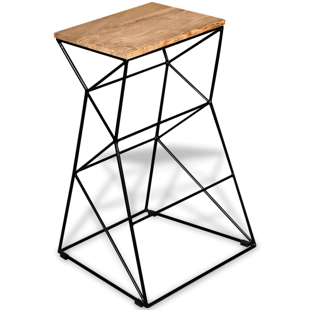 Barhocker Mangoholz Massiv