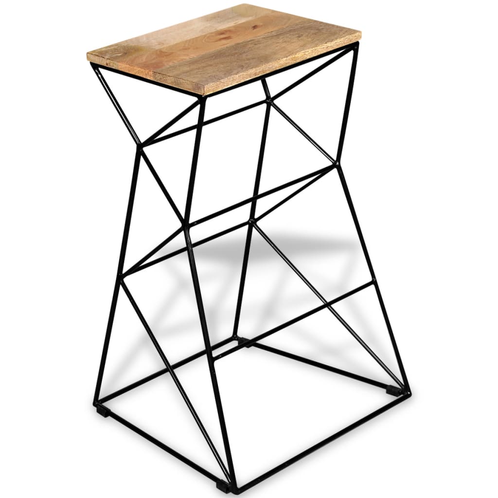 Barhocker Mangoholz Massiv
