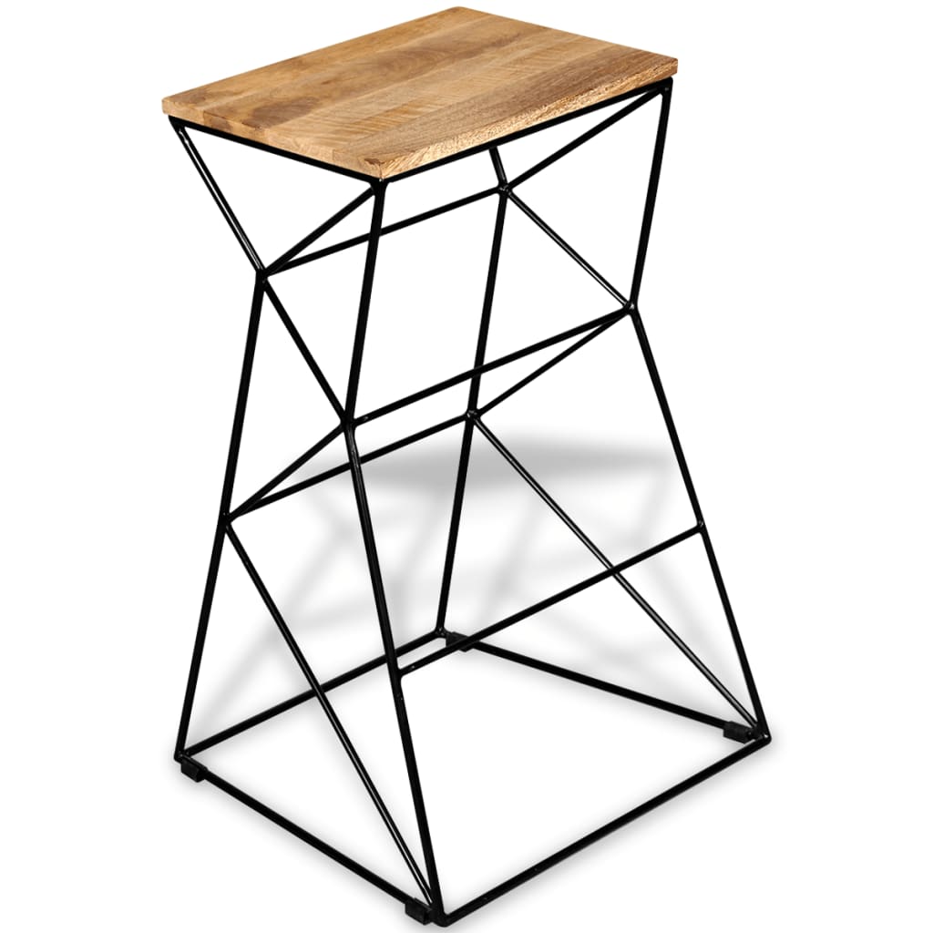 Barhocker Mangoholz Massiv