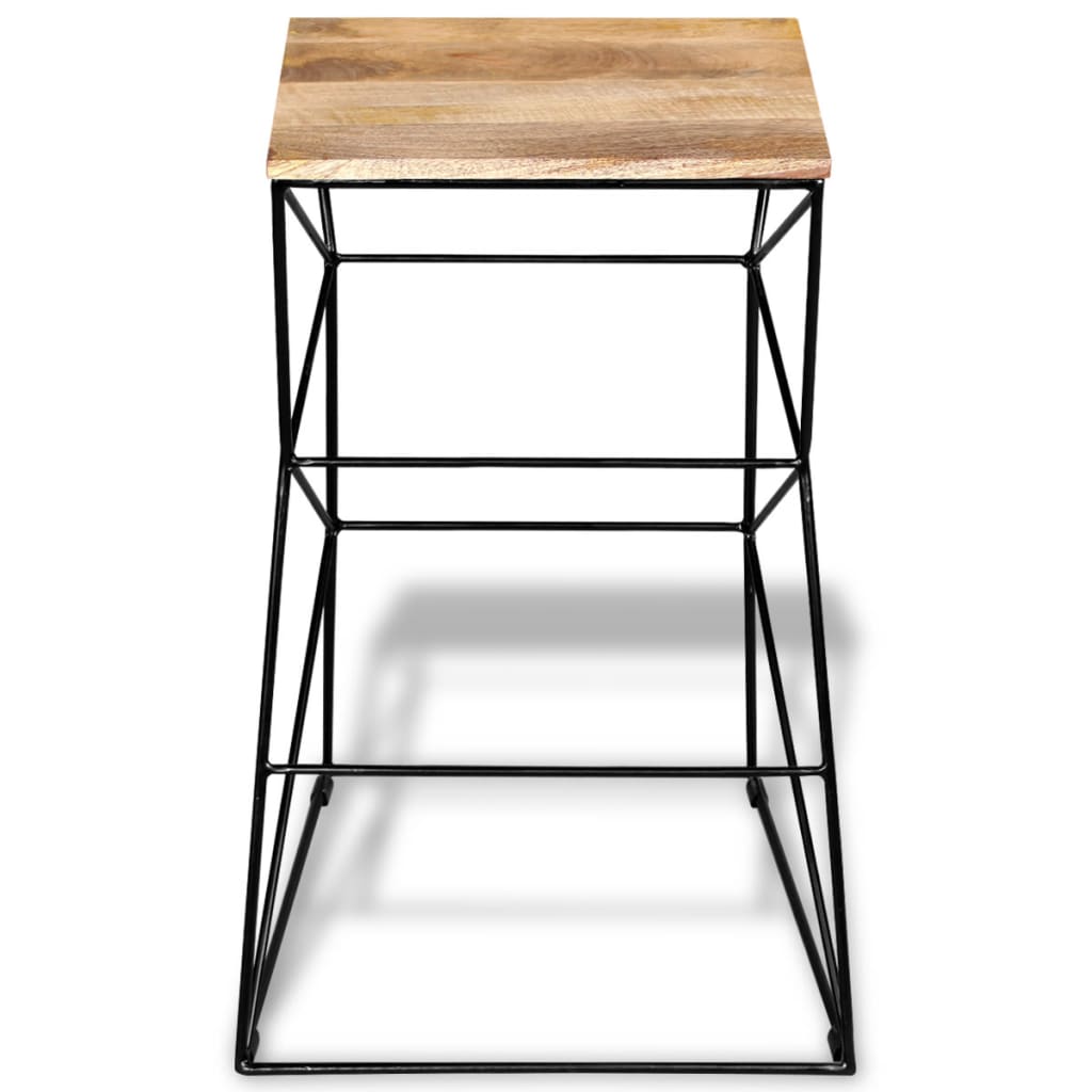 Barhocker Mangoholz Massiv