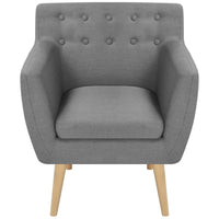 Thumbnail for Sessel Hellgrau Stoff