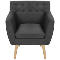 Thumbnail for Sessel Dunkelgrau Stoff