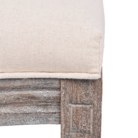 Thumbnail for Esszimmerstühle 2 Stk. Creme Stoff