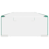 Thumbnail for TV-Tisch/Bildschirmerhöhung Glas Transparent 80x30x13 cm