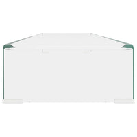 Thumbnail for TV-Tisch/Bildschirmerhöhung Glas Transparent 110x30x13 cm