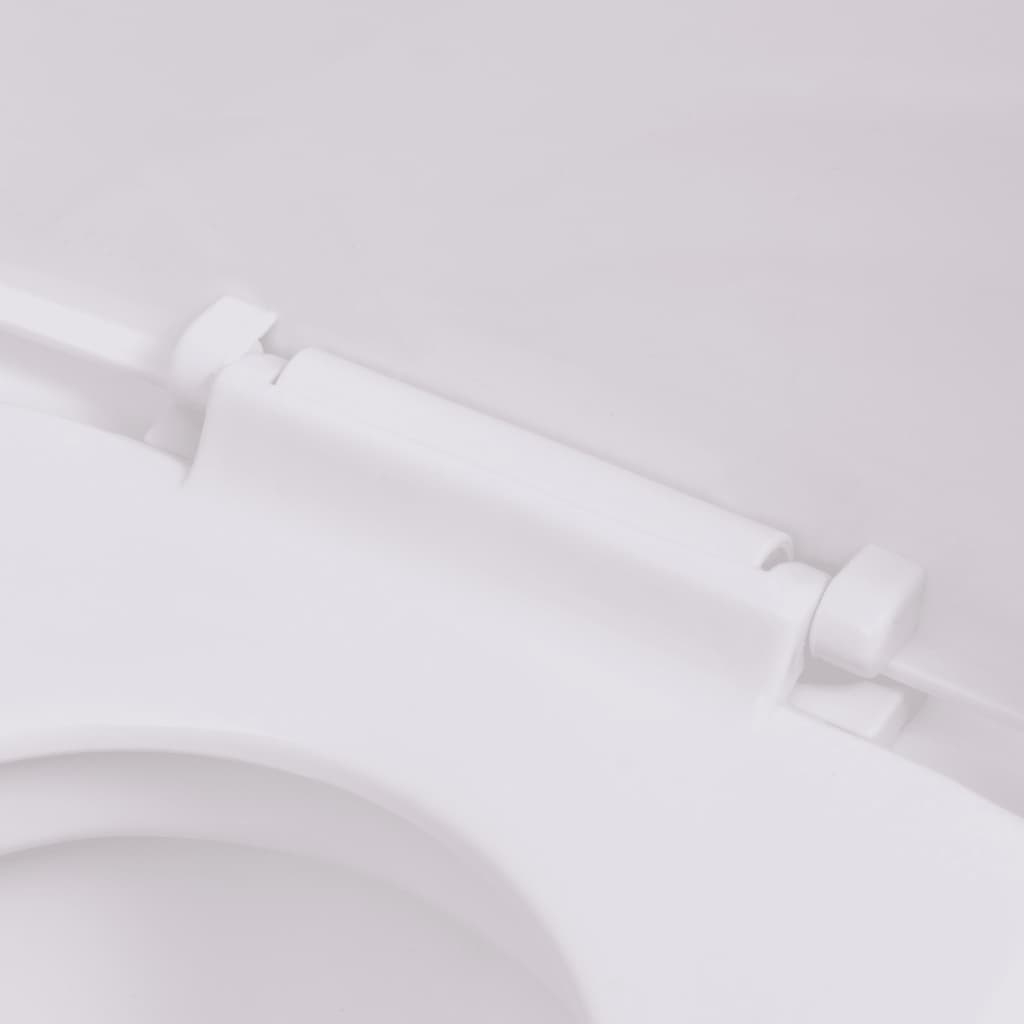 Wandmontierte Toilette Keramik Weiß