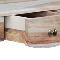 Thumbnail for Konsolentisch mit 3 Schubladen Massivholz 110x40x76 cm
