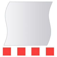 Thumbnail for 8-tlg. Spiegelfliesen-Set Verschiedene Formen Glas