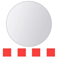 Thumbnail for 8-tlg. Spiegelfliesen-Set Rund Glas