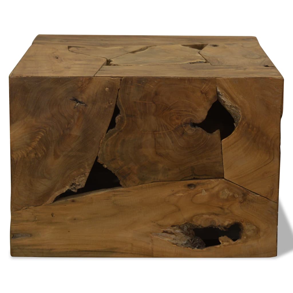 Couchtisch Echtholz 50 x 50 x 35 Braun