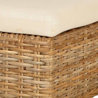 Thumbnail for Esszimmerstühle 4 Stk. Kubu-Rattan Mangoholz