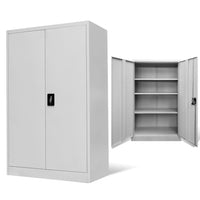 Thumbnail for Aktenschrank 90×40×140 cm Stahl Grau