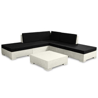 Thumbnail for 6-tlg. Garten-Lounge-Set mit Auflagen Beton Grau
