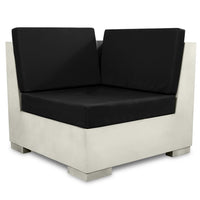 Thumbnail for 6-tlg. Garten-Lounge-Set mit Auflagen Beton Grau