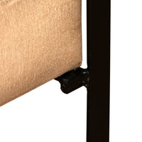 Thumbnail for Loungesessel Braun Echtleder und Kanevas