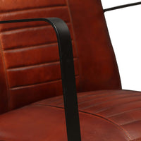 Thumbnail for Loungesessel Braun Echtleder