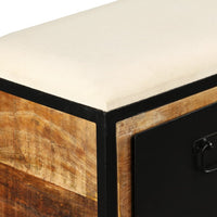 Thumbnail for Aufbewahrungsbank 3 Schubladen Mangoholz Massiv 120x30x40 cm