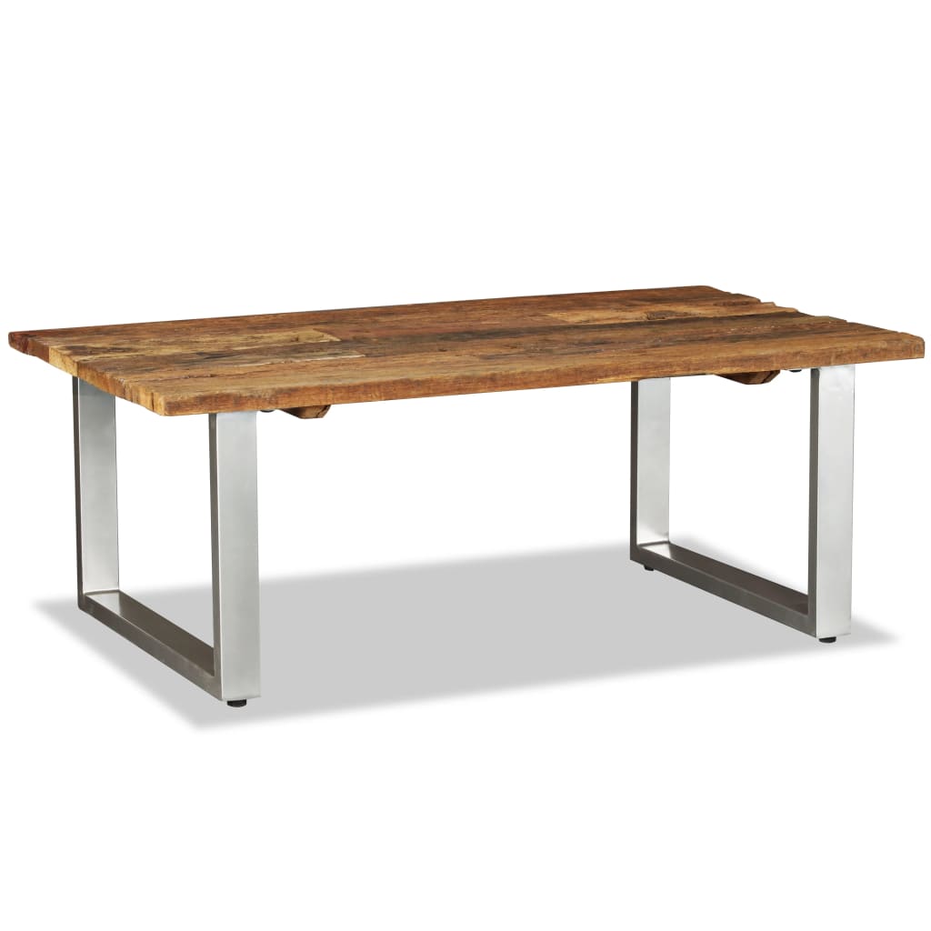 Couchtisch Recyceltes Massivholz 100x60x38 cm