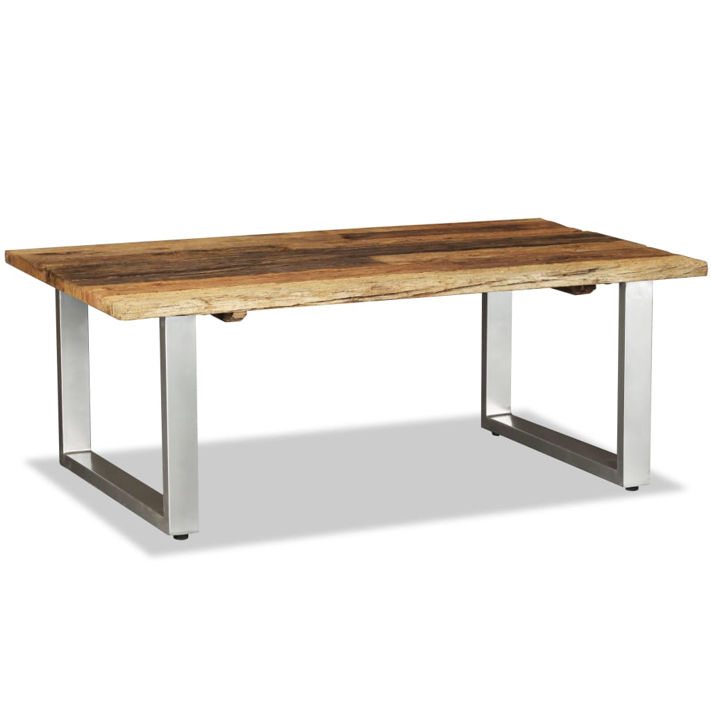 Couchtisch Recyceltes Massivholz 100x60x38 cm