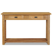 Thumbnail for Konsolentisch Massivholz Teak 120×30×80 cm