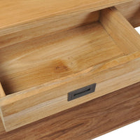 Thumbnail for Konsolentisch Massivholz Teak 120×30×80 cm