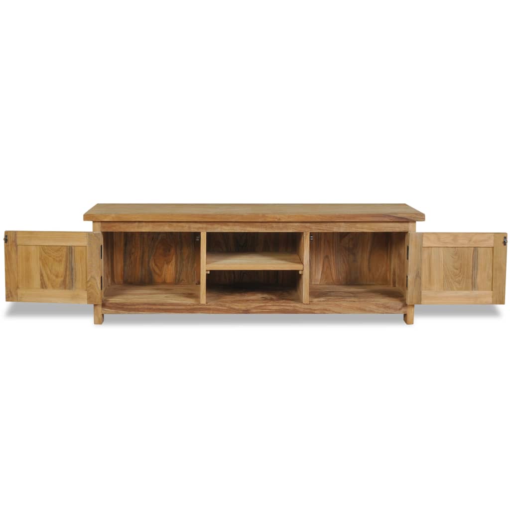 TV-Schrank Massivholz Teak 120×30×40 cm