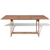 Thumbnail for Gartentish 180x90x75 cm Teak Massivholz
