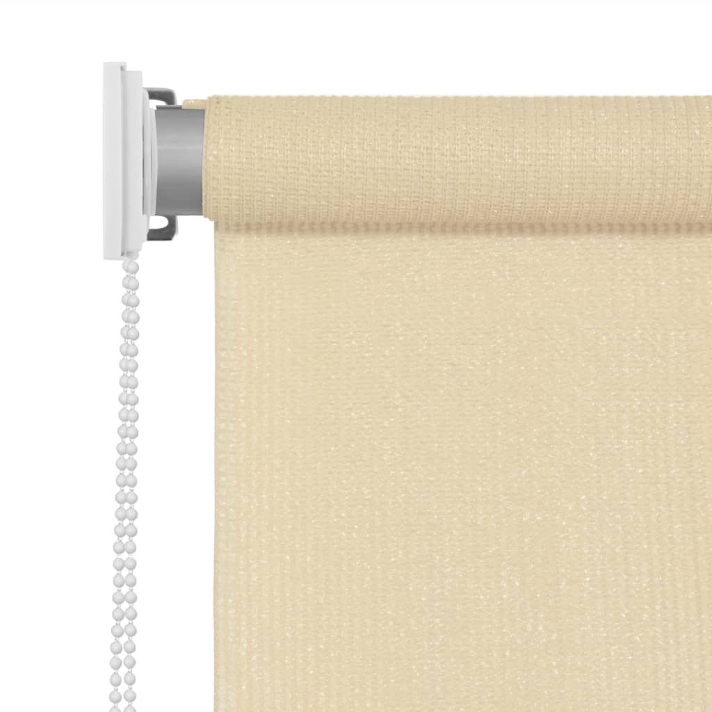 Außenrollo 120 x 230 cm Cremeweiß