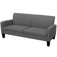 Thumbnail for 3-Sitzersofa 180 x 65 x 76 cm Dunkelgrau