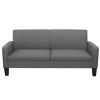 Thumbnail for 3-Sitzersofa 180 x 65 x 76 cm Dunkelgrau