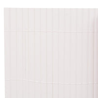 Thumbnail for Gartenzaun Doppelseitig 90 x 300 cm Weiß