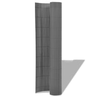 Thumbnail for Gartenzaun Doppelseitig PVC 90 x 300 cm Grau