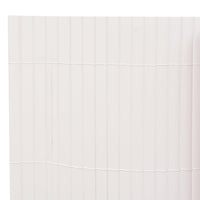 Thumbnail for Gartenzaun Doppelseitig 90×500 cm Weiß
