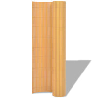 Thumbnail for Gartenzaun Doppelseitig PVC 90×500 cm Gelb