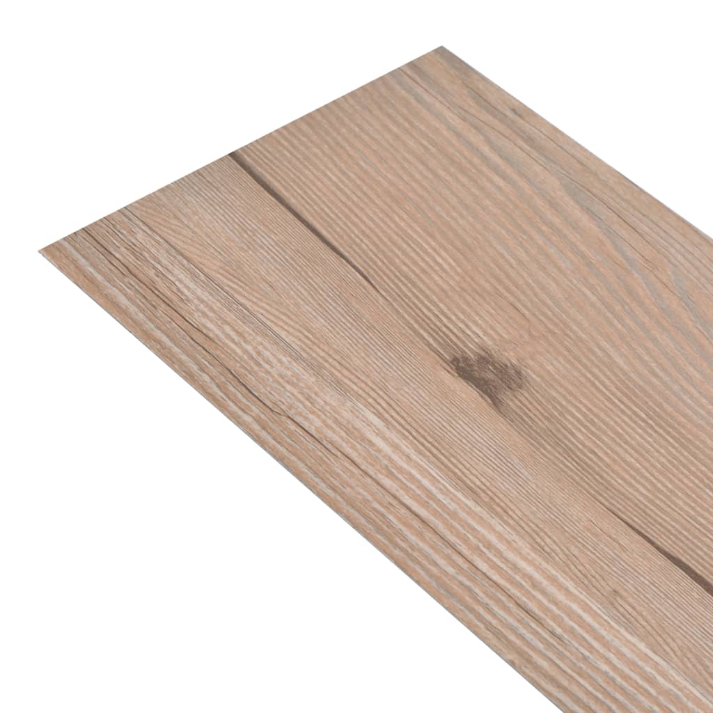 PVC Laminat Dielen Selbstklebend 5,02 m² 2 mm Eichenbraun