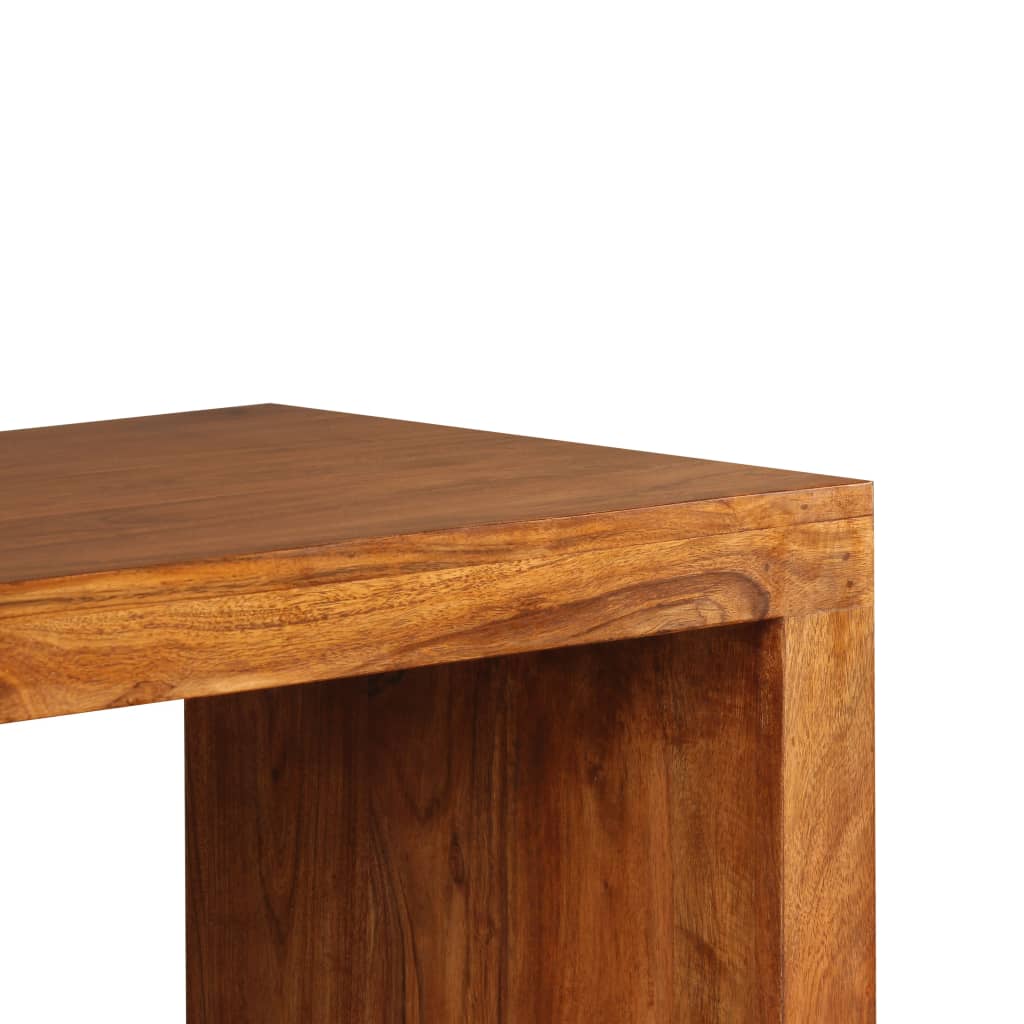 Konsolentisch Massivholz mit Palisander-Finish 110 x 40 x 76 cm