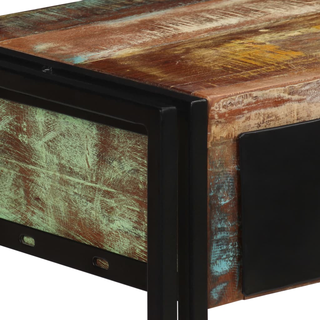 Konsolentisch Altholz Massiv 120x30x76 cm