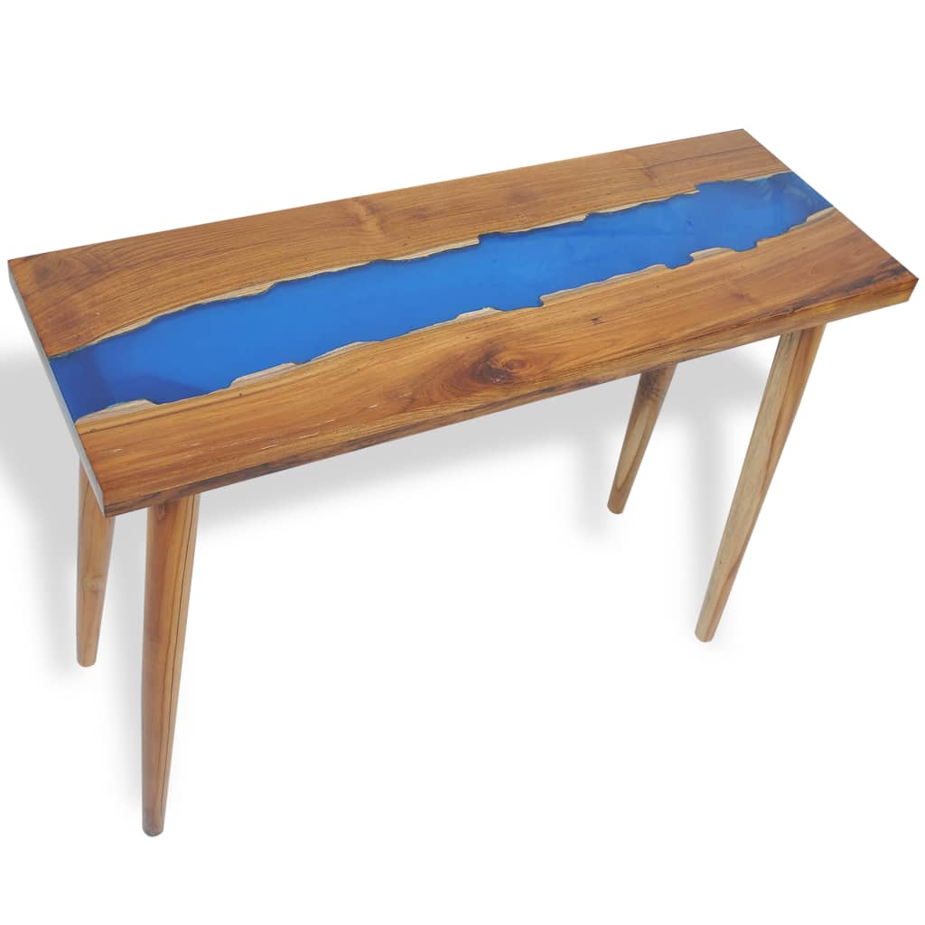 Konsolentisch Teak Harz 100 x 35 x 75 cm