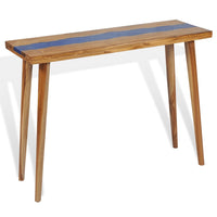 Thumbnail for Konsolentisch Teak Harz 100 x 35 x 75 cm