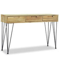 Thumbnail for Konsolentisch 120 x 35 x 76 cm Teak Massiv