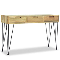 Thumbnail for Konsolentisch 120 x 35 x 76 cm Teak Massiv