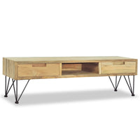 Thumbnail for TV-Schrank 120 x 35 x 35 cm Teak Massiv