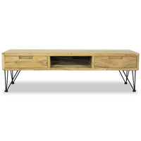 Thumbnail for TV-Schrank 120 x 35 x 35 cm Teak Massiv
