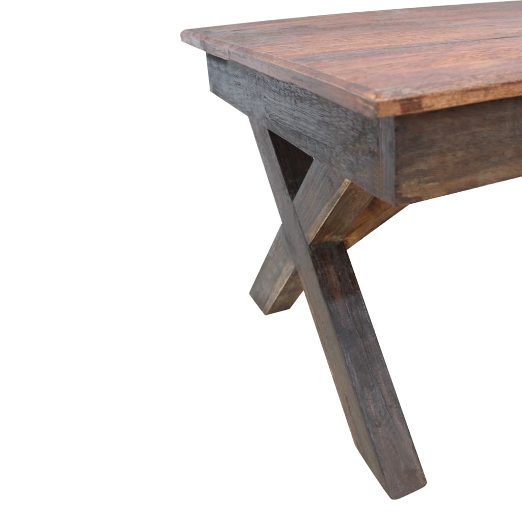 Couchtisch Recyceltes Massivholz 110 x 60 x 45 cm