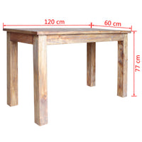 Thumbnail for Esszimmertisch Recyceltes Massivholz 120 x 60 x 77 cm