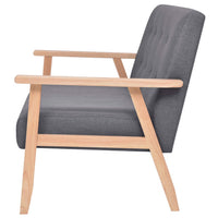 Thumbnail for 2-Sitzer Sofa Stoff Dunkelgrau