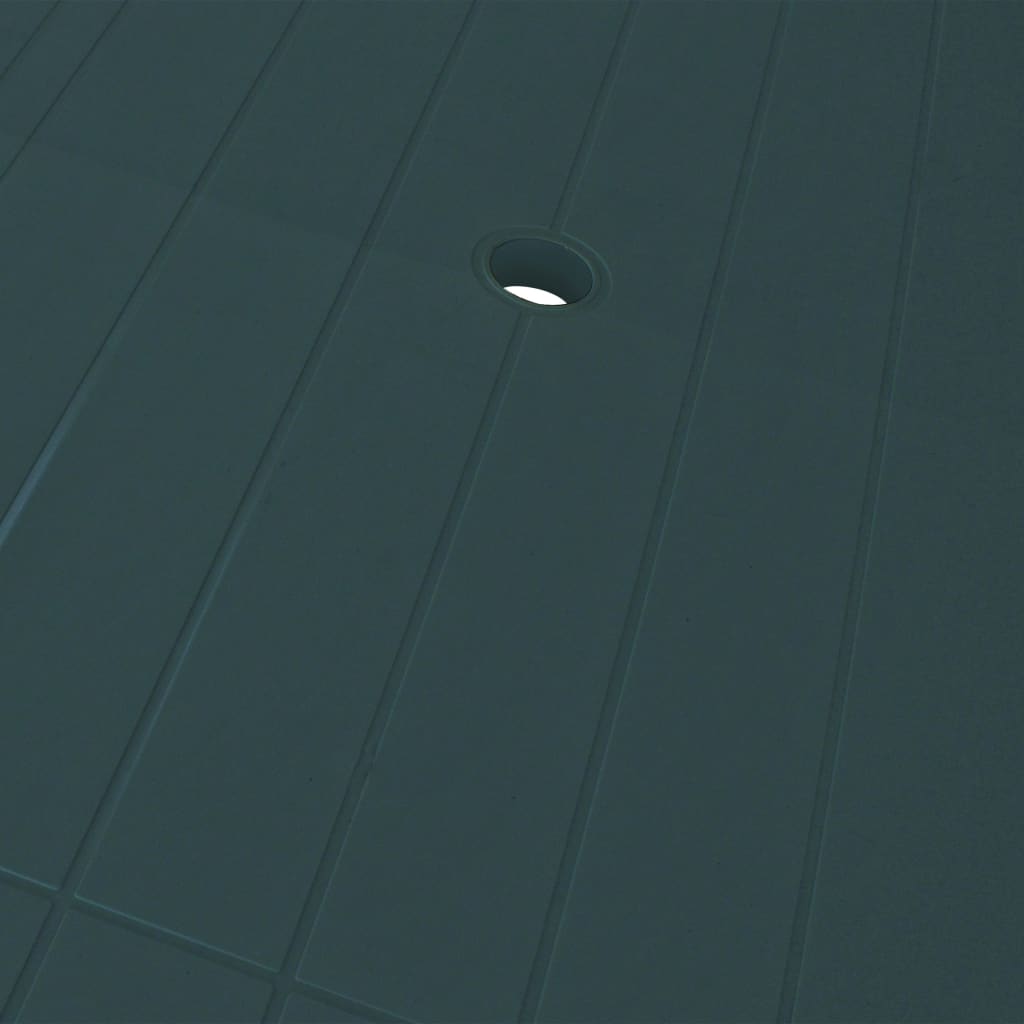 Gartentisch Grün 126 x 76 x 72 cm Kunststoff