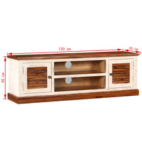 Thumbnail for TV-Schrank Massivholz Mangoholz 120 x 30 x 40 cm